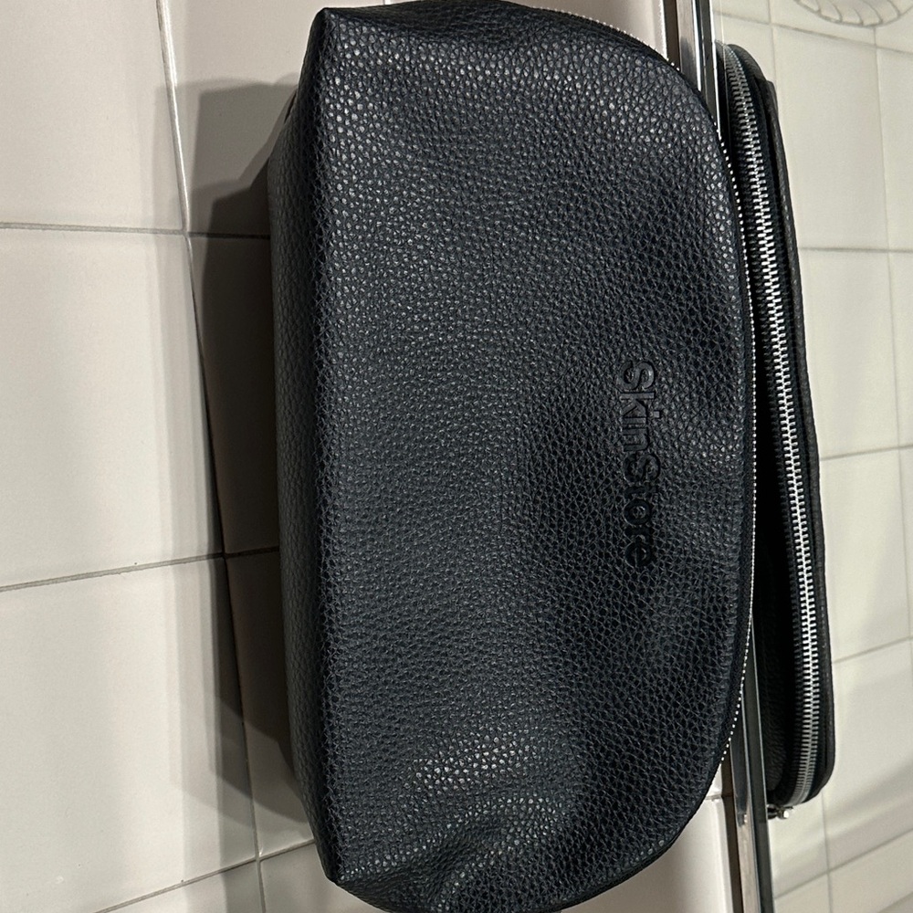 Skin Store Black cosmetic pouch